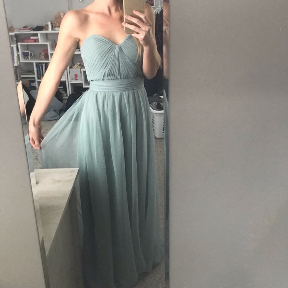 Versatile, floor length bridesmaid dress - Picture 1 of 3